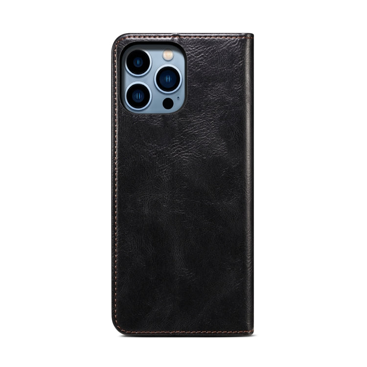 Oil Wax Crazy Horse Texture Leather Phone Case, For iPhone 16 Pro Max, For iPhone 16 Pro, For iPhone 16 Plus, For iPhone 16, For iPhone 15 Pro Max, For iPhone 15 Pro, For iPhone 15 Plus, For iPhone 15