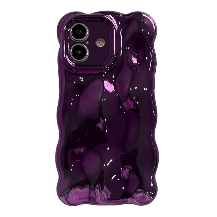 Wave Bubbles TPU Phone Case, For iPhone 16 Plus