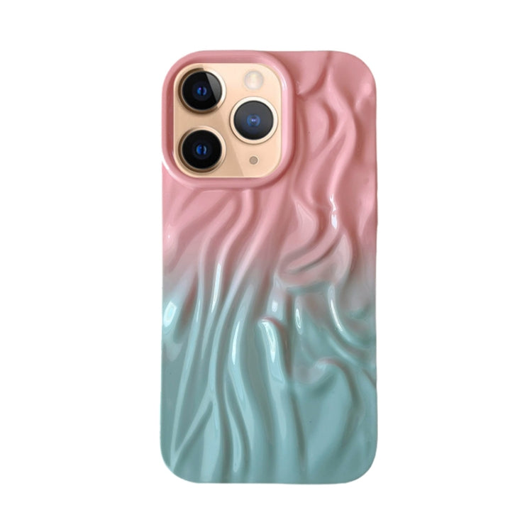 Wrinkle Gradient Oily Feel TPU Phone Case, For iPhone 13 Pro, For iPhone 13, For iPhone 12, For iPhone 12 Pro Max, For iPhone 12 Pro, For iPhone 11 Pro Max