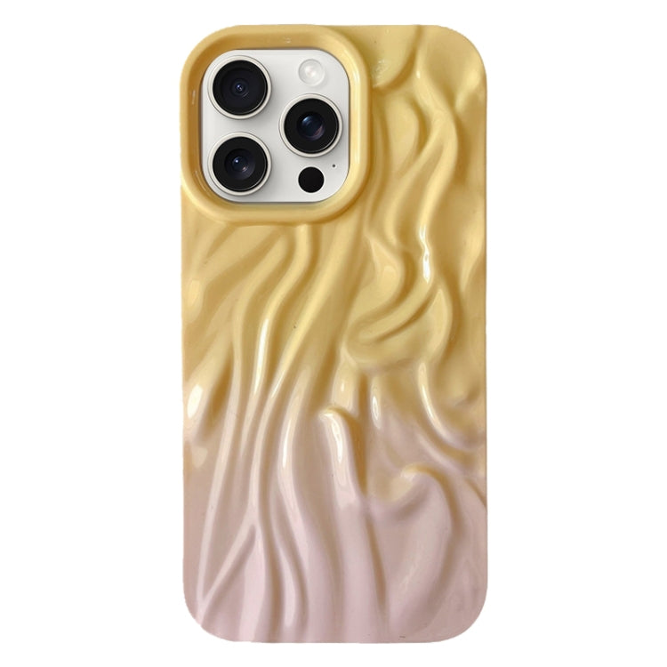 Wrinkle Gradient Oily Feel TPU Phone Case, For iPhone 16 Pro Max, For iPhone 16 Pro, For iPhone 16 Plus, For iPhone 16, For iPhone 15 Pro Max, For iPhone 15 Pro