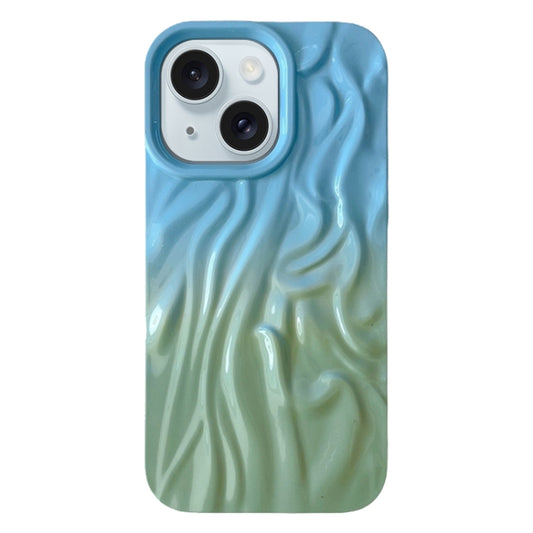 Wrinkle Gradient Oily Feel TPU Phone Case, For iPhone 15, For iPhone 14, For iPhone 14 Pro, For iPhone 14 Pro Max