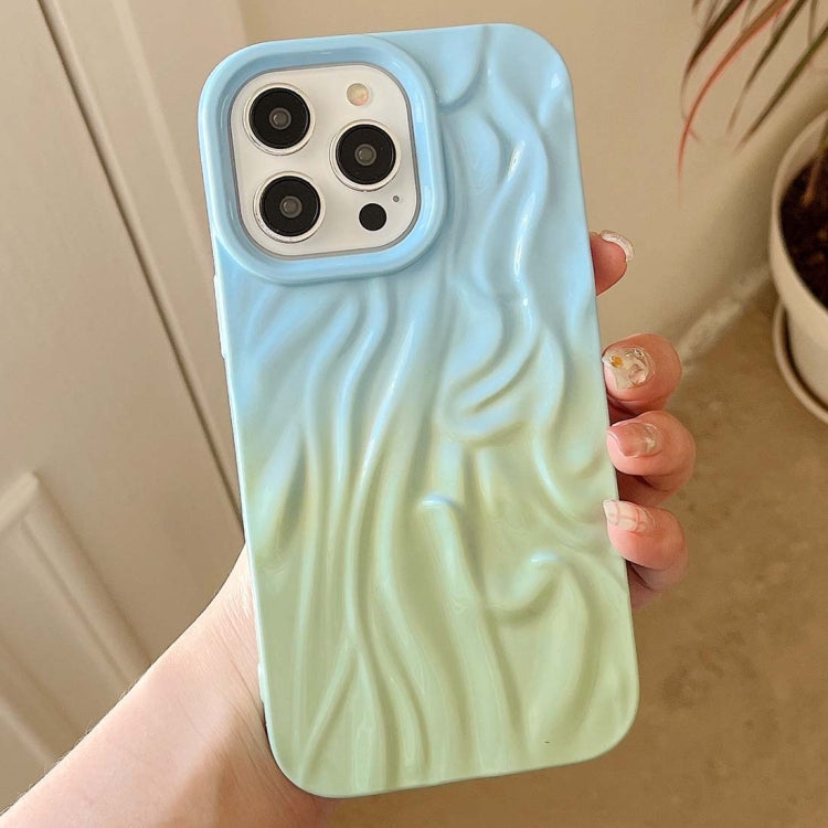 Wrinkle Gradient Oily Feel TPU Phone Case, For iPhone 11