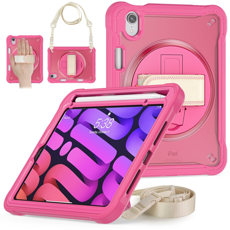 Heavy Duty Hybrid Tablet Case with Hand Grip & Strap, For iPad Air 2022 10.9 / Pro 11 2022, For iPad 10th Gen 10.9 2022, For iPad 10.2 2021 / 2020 / 2019, For iPad mini 6 / mini 2024, For iPad Air / Air 2 / 9.7 2018 / 2017