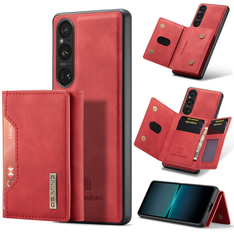 DG.MING M2 Series 3-Fold Multi Card Bag + Magnetic Phone Case, For Sony Xperia 10 VI, For Sony Xperia 1 VI, For Sony Xperia 1 V, For Sony Xperia 10 V