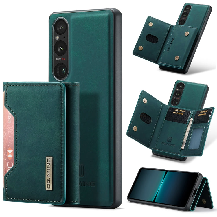 DG.MING M2 Series 3-Fold Multi Card Bag + Magnetic Phone Case, For Sony Xperia 10 VI, For Sony Xperia 1 VI, For Sony Xperia 1 V, For Sony Xperia 10 V