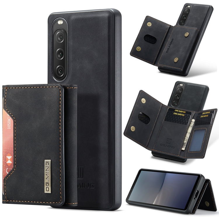 DG.MING M2 Series 3-Fold Multi Card Bag + Magnetic Phone Case, For Sony Xperia 10 VI, For Sony Xperia 1 VI, For Sony Xperia 1 V, For Sony Xperia 10 V