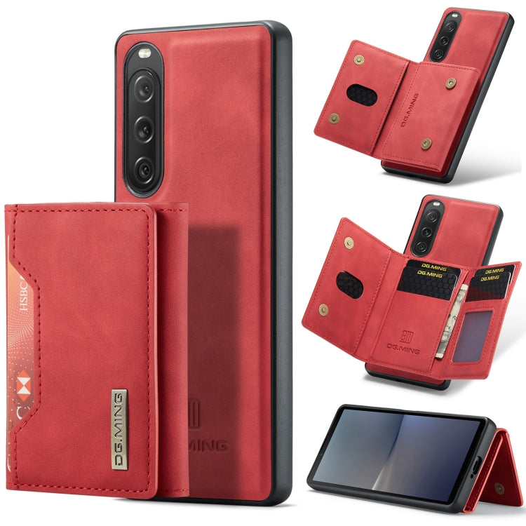 DG.MING M2 Series 3-Fold Multi Card Bag + Magnetic Phone Case, For Sony Xperia 10 VI, For Sony Xperia 1 VI, For Sony Xperia 1 V, For Sony Xperia 10 V