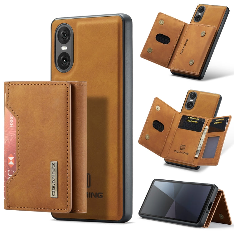 DG.MING M2 Series 3-Fold Multi Card Bag + Magnetic Phone Case, For Sony Xperia 10 VI, For Sony Xperia 1 VI, For Sony Xperia 1 V, For Sony Xperia 10 V