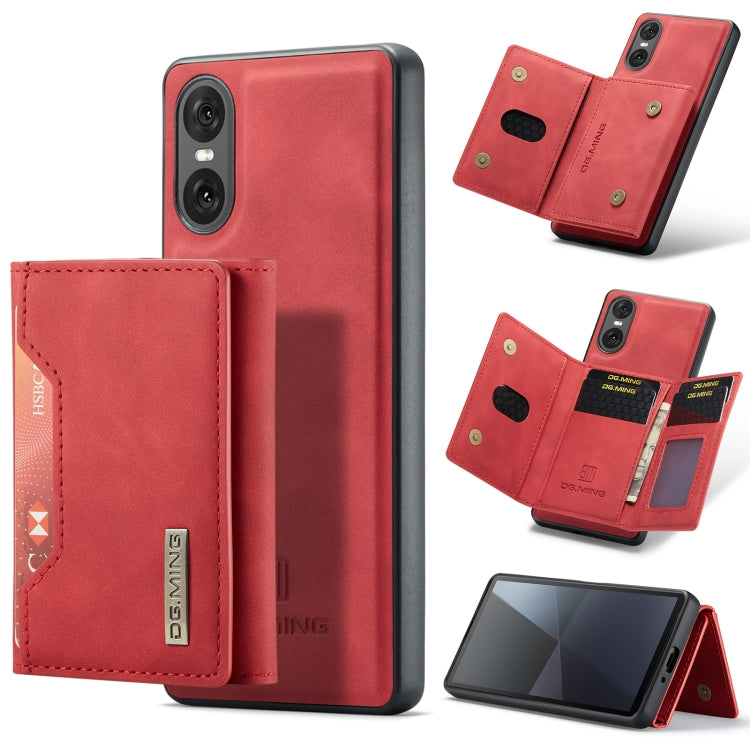 DG.MING M2 Series 3-Fold Multi Card Bag + Magnetic Phone Case, For Sony Xperia 10 VI, For Sony Xperia 1 VI, For Sony Xperia 1 V, For Sony Xperia 10 V