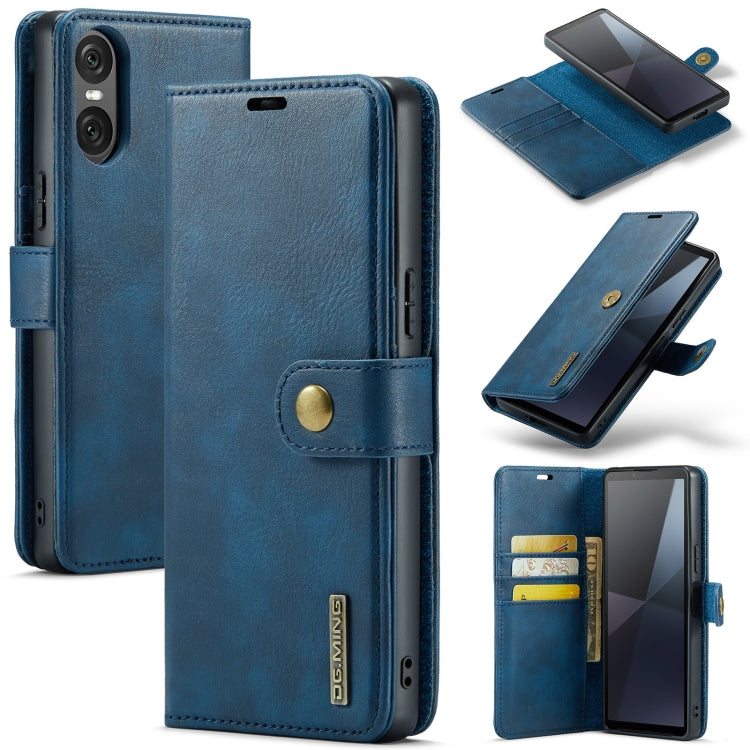 DG.MING Crazy Horse Texture Detachable Magnetic Leather Phone Case, For Sony Xperia 10 VI, For Sony Xperia 1 VI, For Sony Xperia 1 V, For Sony Xperia 10 V