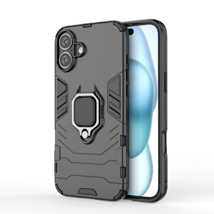 Shockproof PC + TPU Holder Phone Case, For iPhone 16 Pro Max, For iPhone 16 Pro, For iPhone 16 Plus, For iPhone 16, For iPhone 15 Pro Max, For iPhone 15 Pro, For iPhone 15 Plus, For iPhone 15