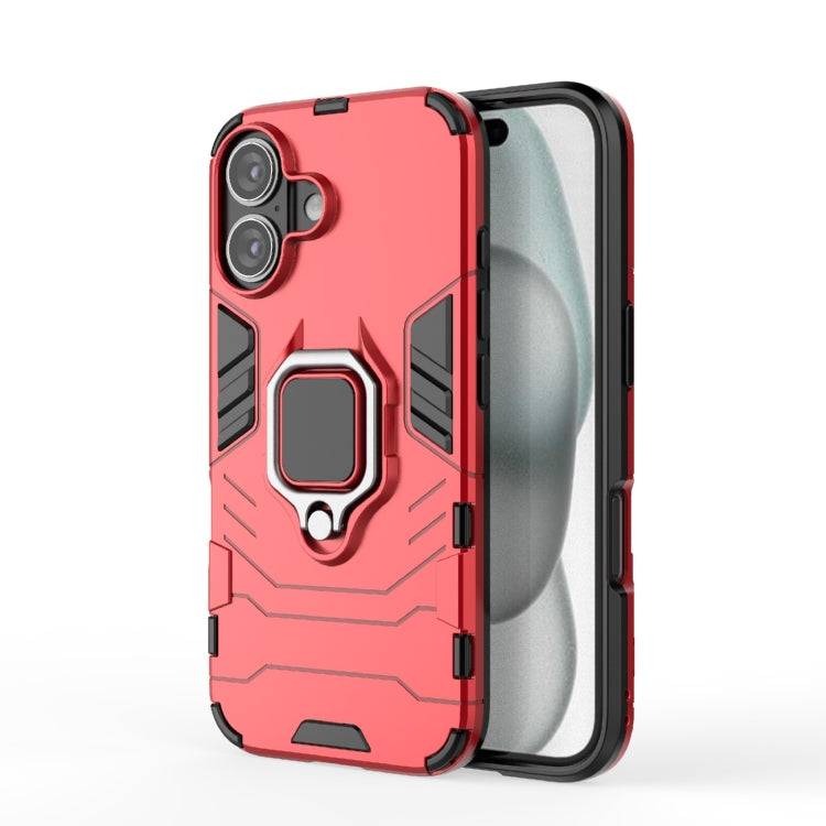 Shockproof PC + TPU Holder Phone Case, For iPhone 16 Pro Max, For iPhone 16 Pro, For iPhone 16 Plus, For iPhone 16, For iPhone 15 Pro Max, For iPhone 15 Pro, For iPhone 15 Plus, For iPhone 15