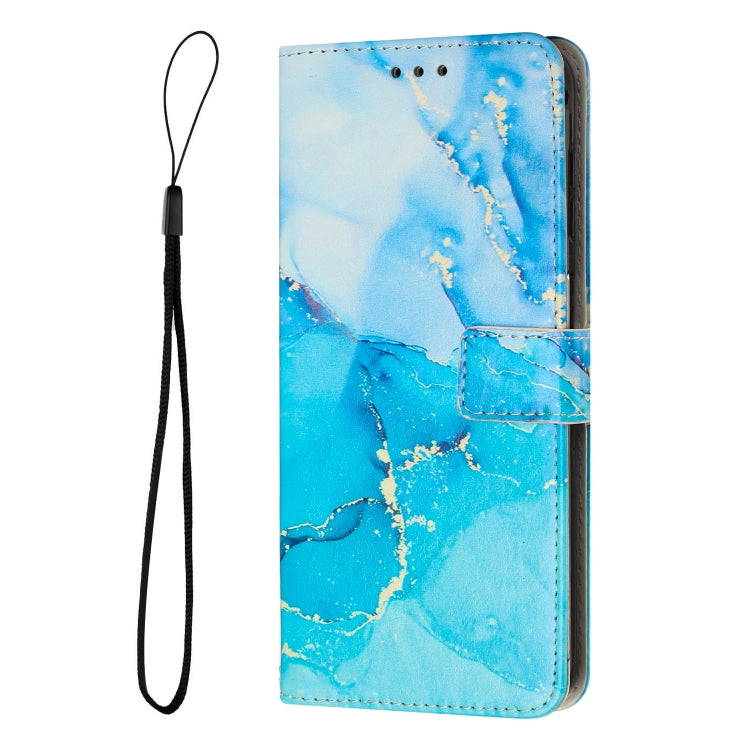 Painted Marble Pattern Leather Phone Case