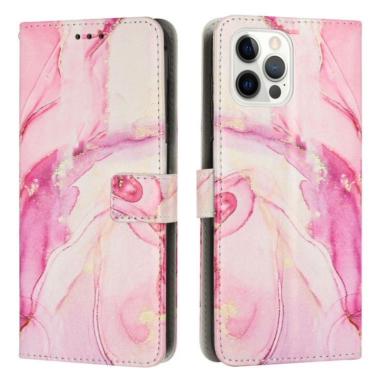 Painted Marble Pattern Leather Phone Case, For iPhone 16 Pro Max, For iPhone 16 Pro, For iPhone 16 Plus, For iPhone 16, For iPhone 15 Pro Max, For iPhone 15 Pro