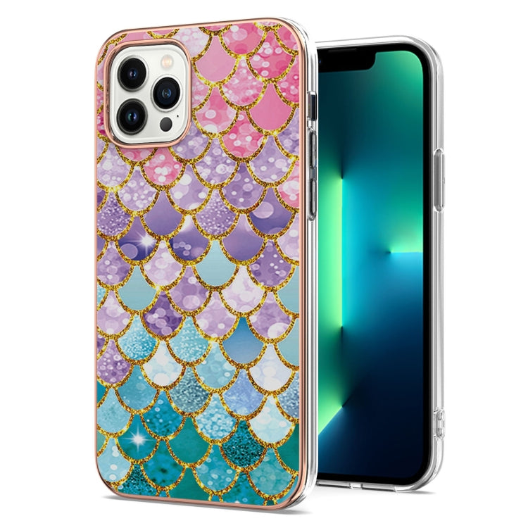 Electroplating Pattern IMD TPU Shockproof Case, For iPhone 16 Pro Max, For iPhone 16 Pro, For iPhone 16 Plus, For iPhone 16, For iPhone 15 Pro Max