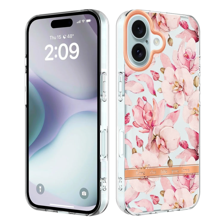 Flowers and Plants Series IMD TPU Phone Case, For iPhone 16 Pro Max, For iPhone 16 Pro, For iPhone 16 Plus, For iPhone 16, For iPhone 15 Pro Max