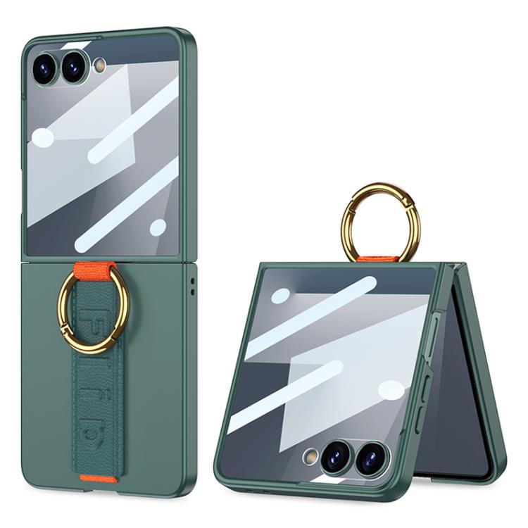 GKK Integrated Ultrathin Shockproof Phone Case with Ring Wrist Strap
