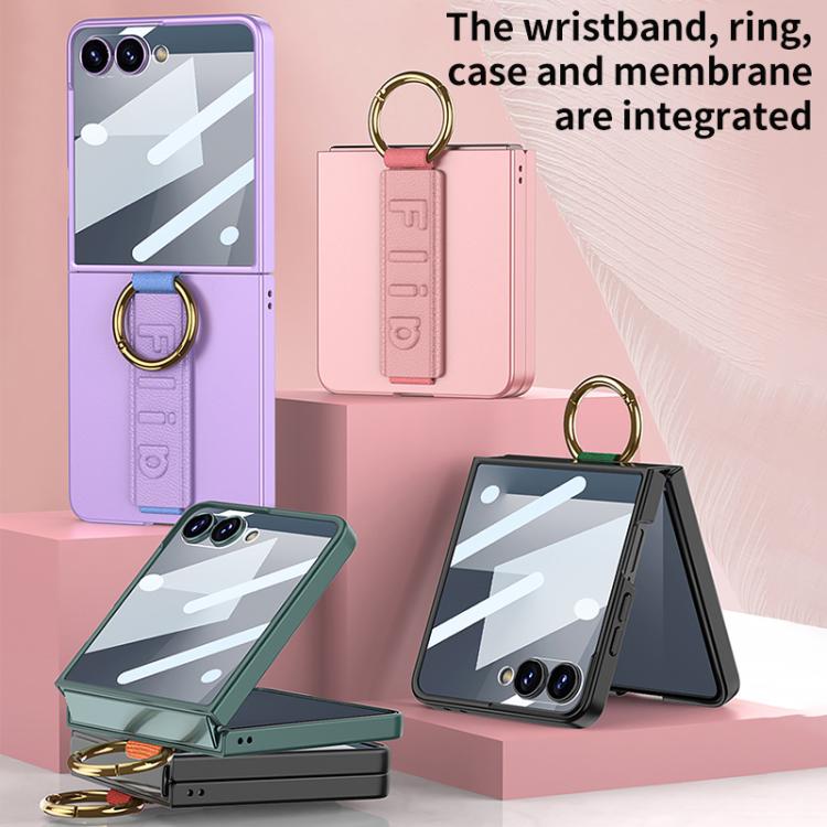 GKK Integrated Ultrathin Shockproof Phone Case with Ring Wrist Strap