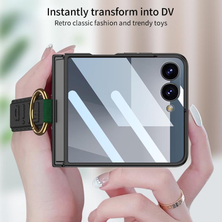 GKK Integrated Ultrathin Shockproof Phone Case with Ring Wrist Strap