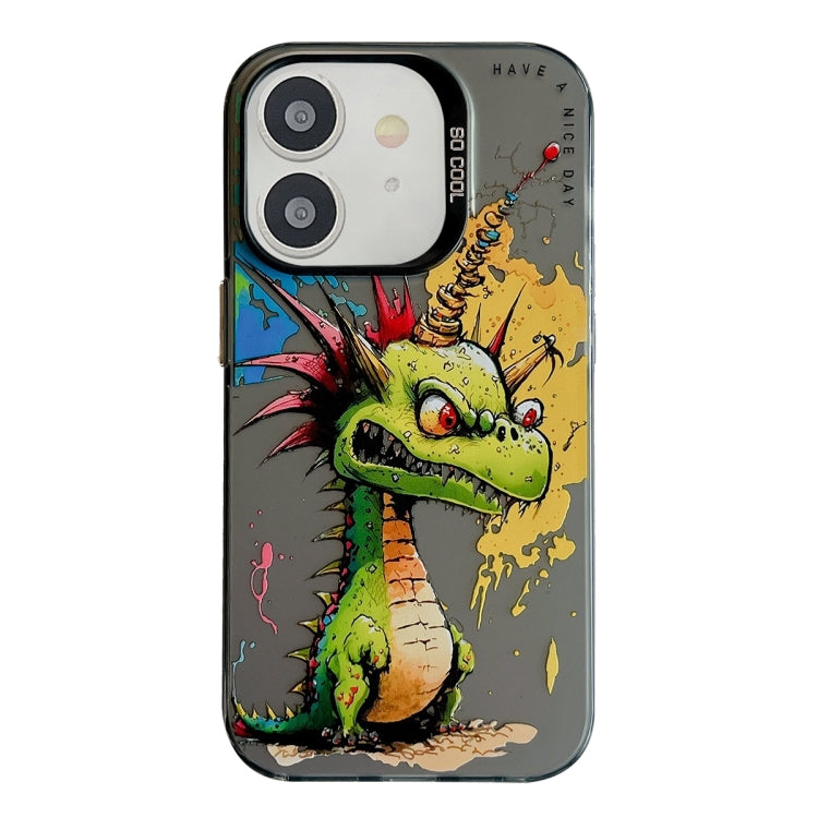 Animal Pattern Oil Painting Series PC + TPU Phone Case, For iPhone 11