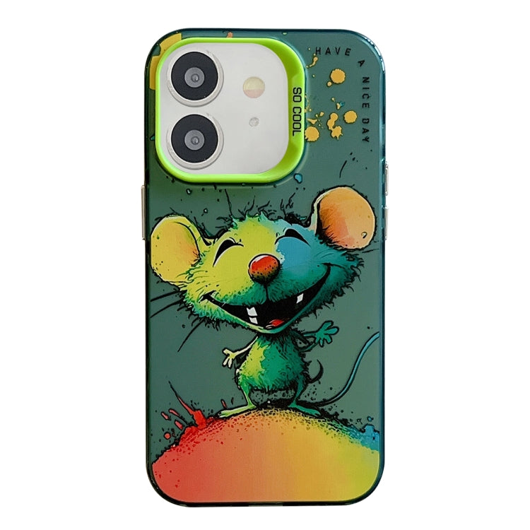 Animal Pattern Oil Painting Series PC + TPU Phone Case, For iPhone 11