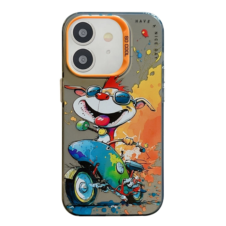 Animal Pattern Oil Painting Series PC + TPU Phone Case, For iPhone 11