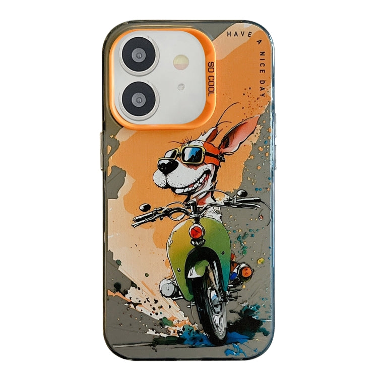 Animal Pattern Oil Painting Series PC + TPU Phone Case, For iPhone 11