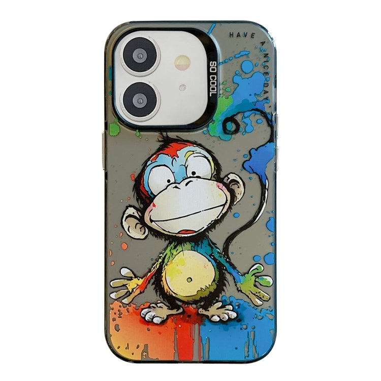 Animal Pattern Oil Painting Series PC + TPU Phone Case, For iPhone 12