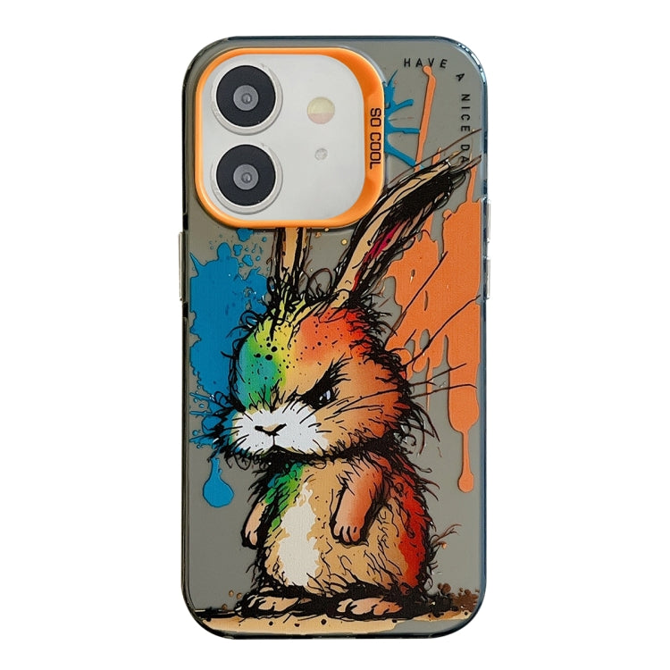 Animal Pattern Oil Painting Series PC + TPU Phone Case, For iPhone 12