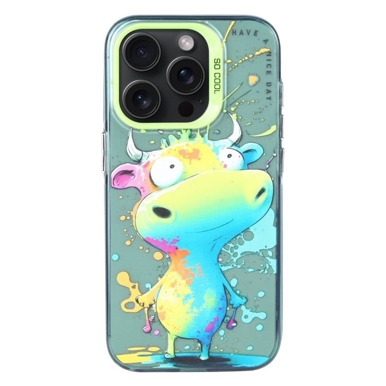 Animal Pattern Oil Painting Series PC + TPU Phone Case, For iPhone 12 Pro