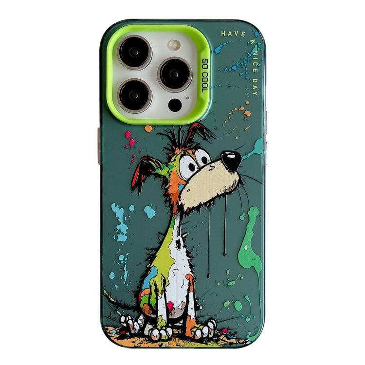 Animal Pattern Oil Painting Series PC + TPU Phone Case, For iPhone 12 Pro