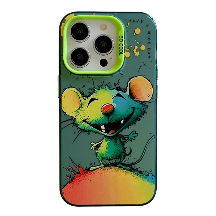 Animal Pattern Oil Painting Series PC + TPU Phone Case, For iPhone 12 Pro