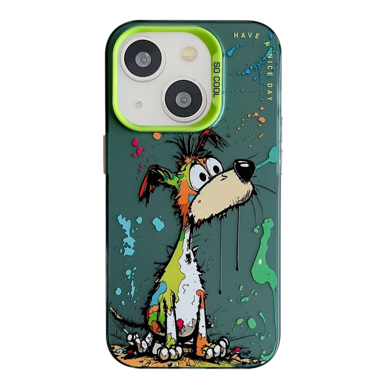 Animal Pattern Oil Painting Series PC + TPU Phone Case, For iPhone 13