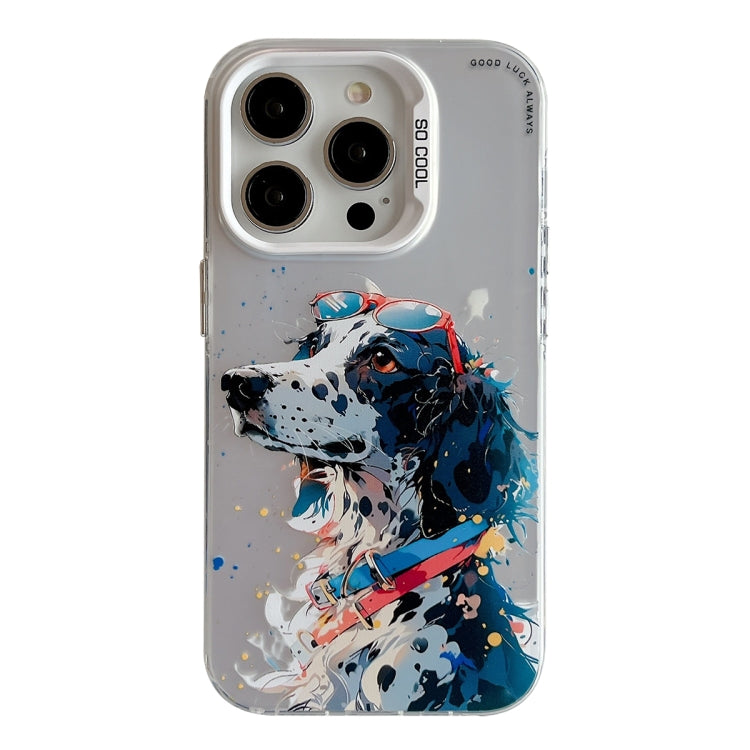 Animal Pattern Oil Painting Series PC + TPU Phone Case, For iPhone 13 Pro Max