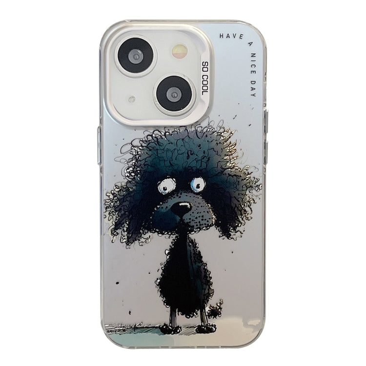 Animal Pattern Oil Painting Series PC + TPU Phone Case, For iPhone 14