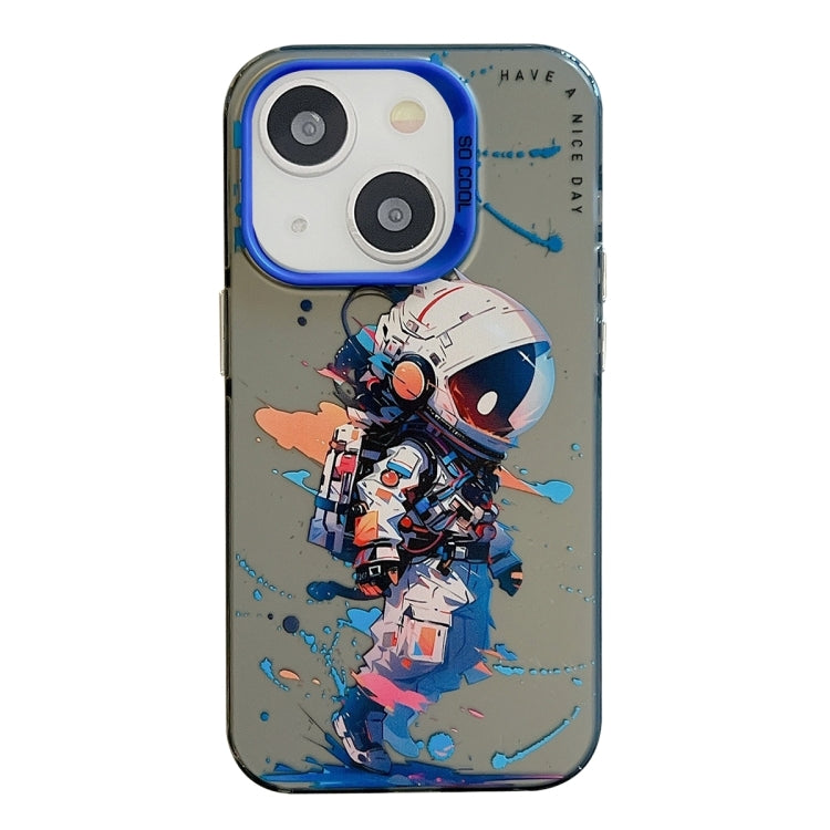 Animal Pattern Oil Painting Series PC + TPU Phone Case, For iPhone 15 Plus