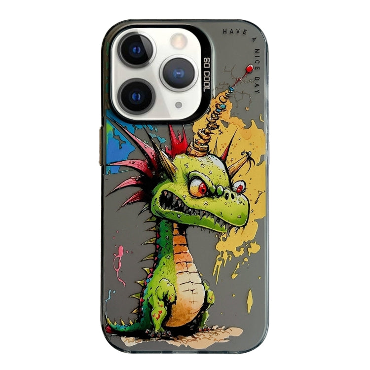 Animal Pattern Oil Painting Series PC + TPU Phone Case, For iPhone 11 Pro Max