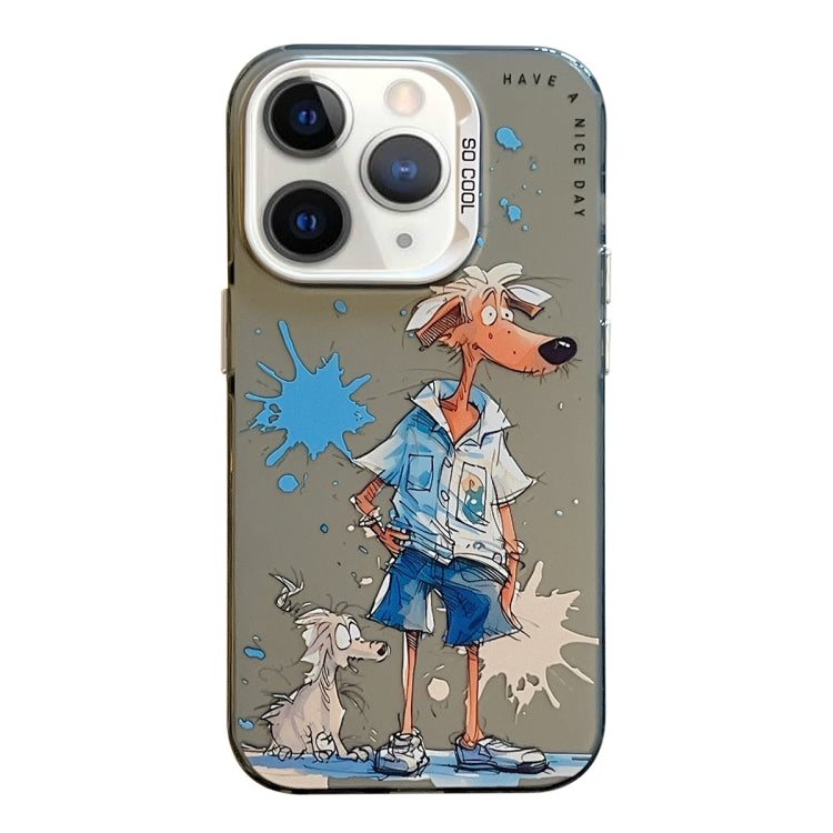 Animal Pattern Oil Painting Series PC + TPU Phone Case, For iPhone 11 Pro Max