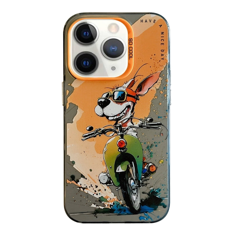 Animal Pattern Oil Painting Series PC + TPU Phone Case, For iPhone 11 Pro Max