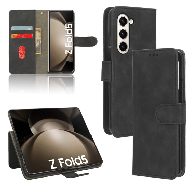Skin Feel Magnetic Flip Leather Phone Case