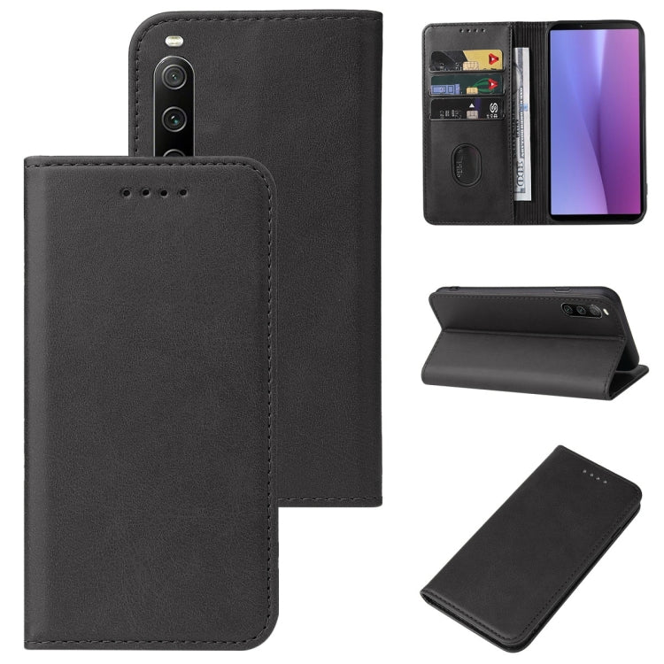 Magnetic Closure Leather Phone Case, For Sony Xperia 1 V, For Sony Xperia 10 V, For Sony Xperia 1 IV, For Sony Xperia 10 IV