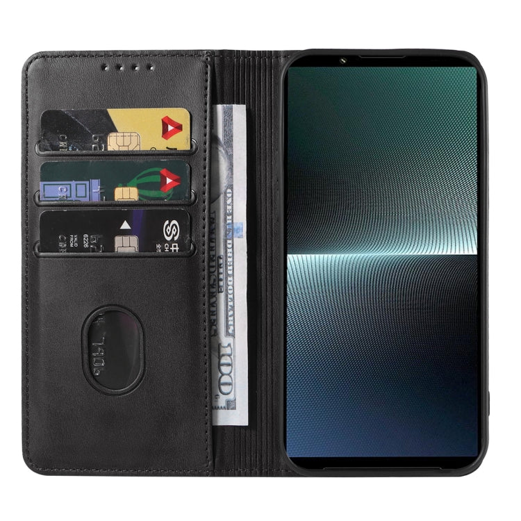 Magnetic Closure Leather Phone Case, For Sony Xperia 1 V, For Sony Xperia 10 V, For Sony Xperia 1 IV, For Sony Xperia 10 IV