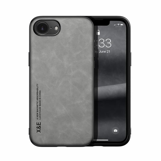 Skin Feel Magnetic Leather Back Phone Case, For iPhone 16e, For iPhone 16 Pro Max, For iPhone 16 Pro, For iPhone 15 Pro Max, iPhone 15 Pro, For iPhone 15 Plus