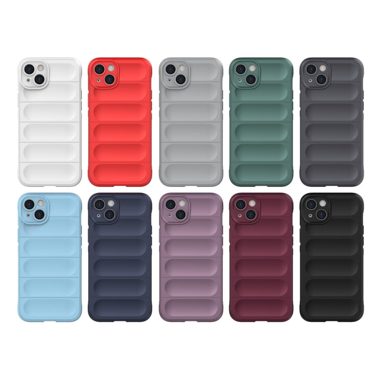 Magic Shield TPU + Flannel Phone Case, For iPhone 15 Plus, For iPhone 15