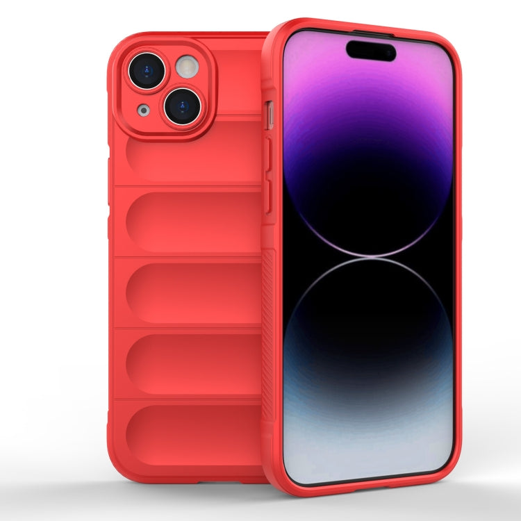 Magic Shield TPU + Flannel Phone Case, For iPhone 15 Plus, For iPhone 15