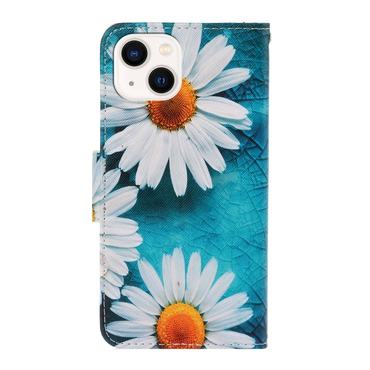 3D Colored Drawing Flip Leather Phone Case, For iPhone 15