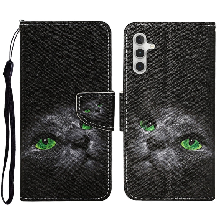 3D Colored Drawing Flip Leather Phone Case, For Samsung Galaxy S23 FE 5G