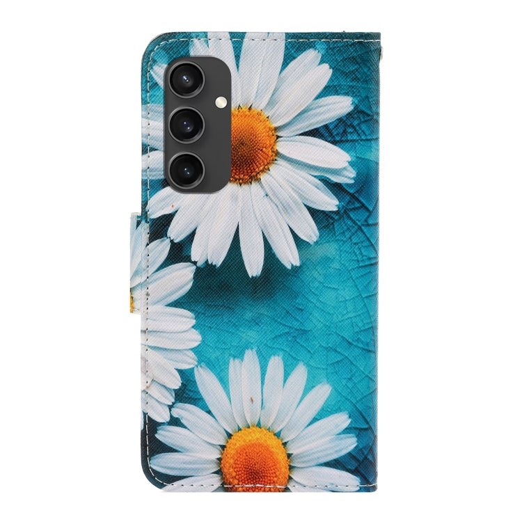 3D Colored Drawing Flip Leather Phone Case, For Samsung Galaxy S24 FE 5G