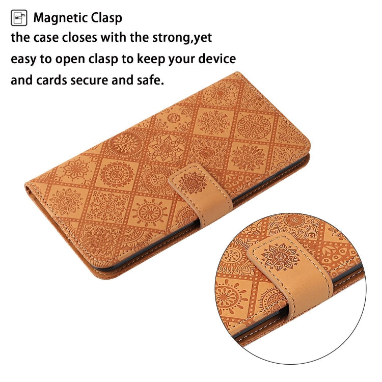 Ethnic Style Embossed Pattern Leather Phone Case, For iPhone 15 Pro Max, For iPhone 15 Pro, For iPhone 15 Plus, For iPhone 15