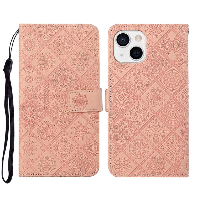 Ethnic Style Embossed Pattern Leather Phone Case, For iPhone 15 Pro Max, For iPhone 15 Pro, For iPhone 15 Plus, For iPhone 15